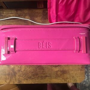 BEIS Vibrant Pink Cosmetic Case